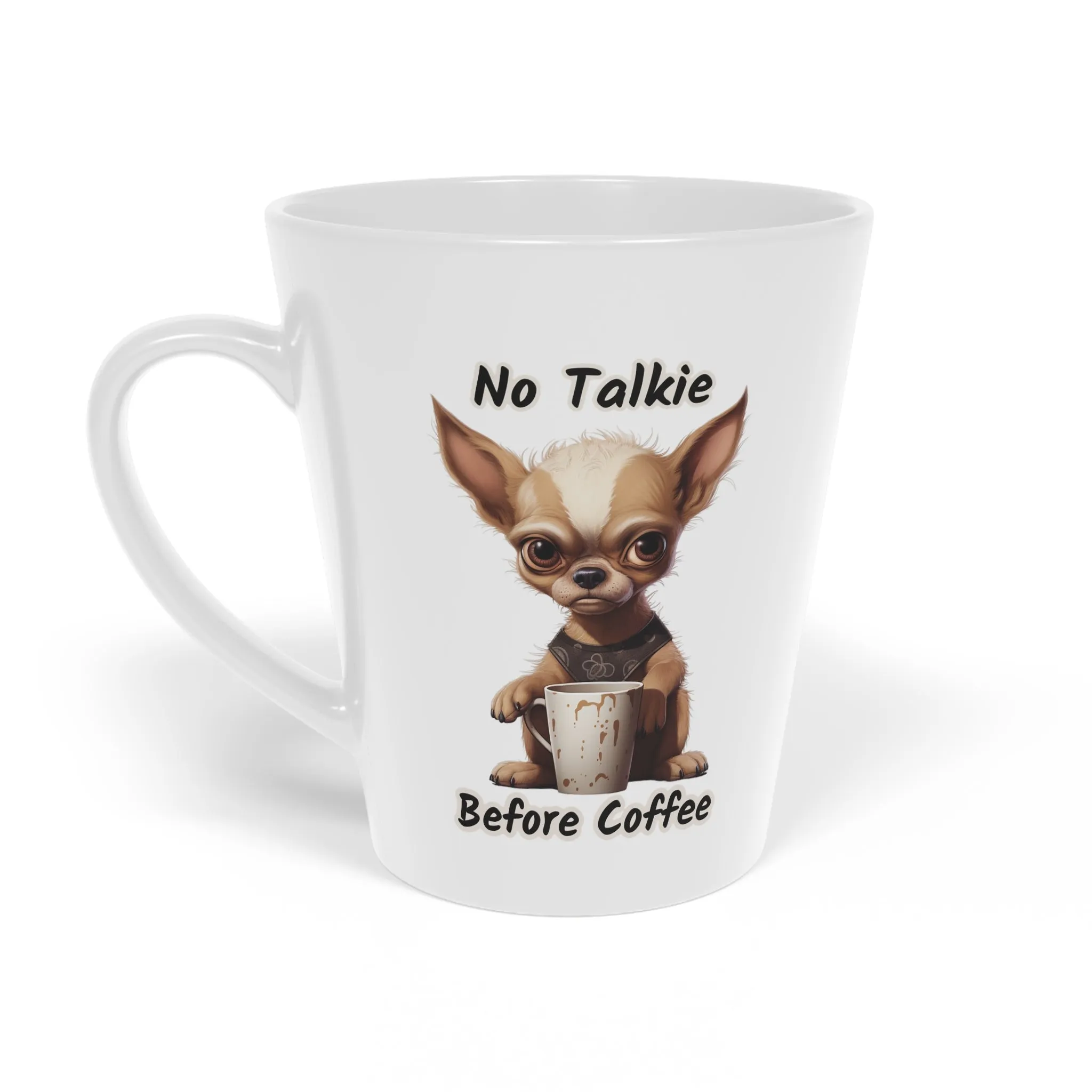 Grumpy Dog Latte Mug, 12oz