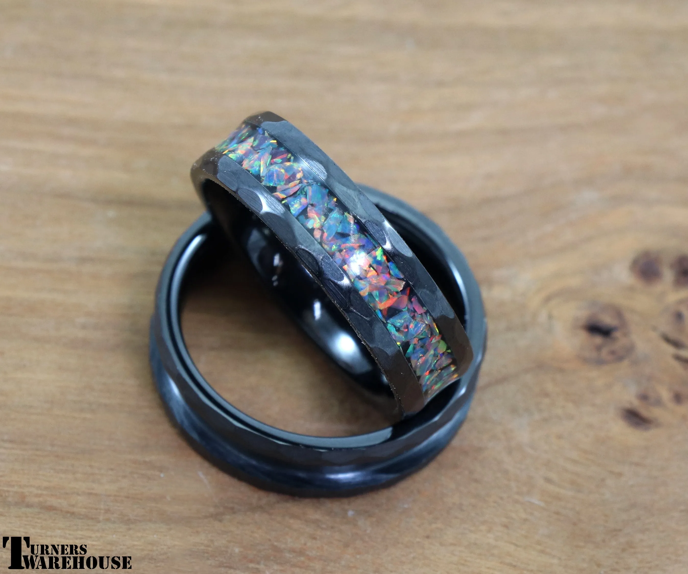 Hammered Inlay Ring Core