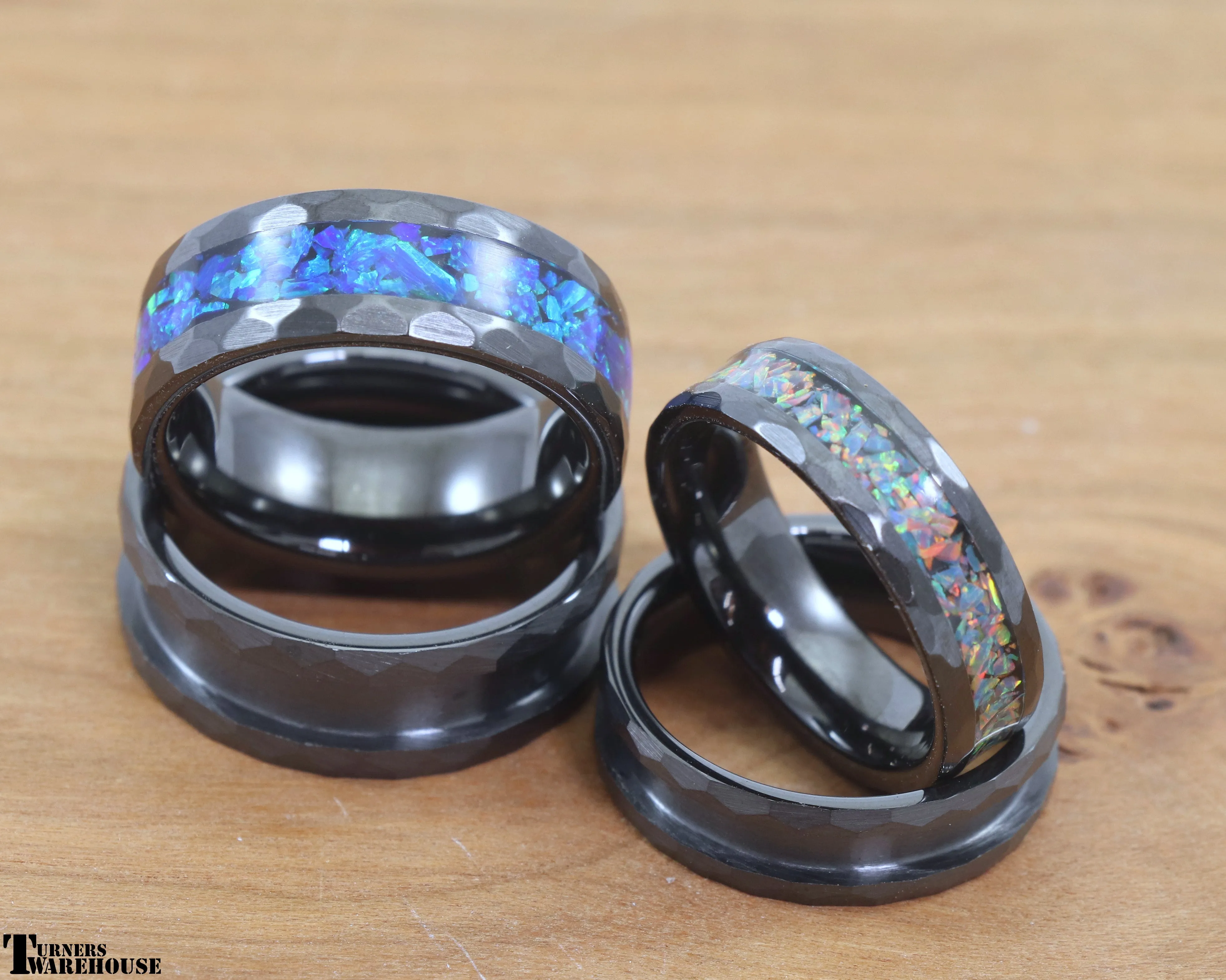 Hammered Inlay Ring Core