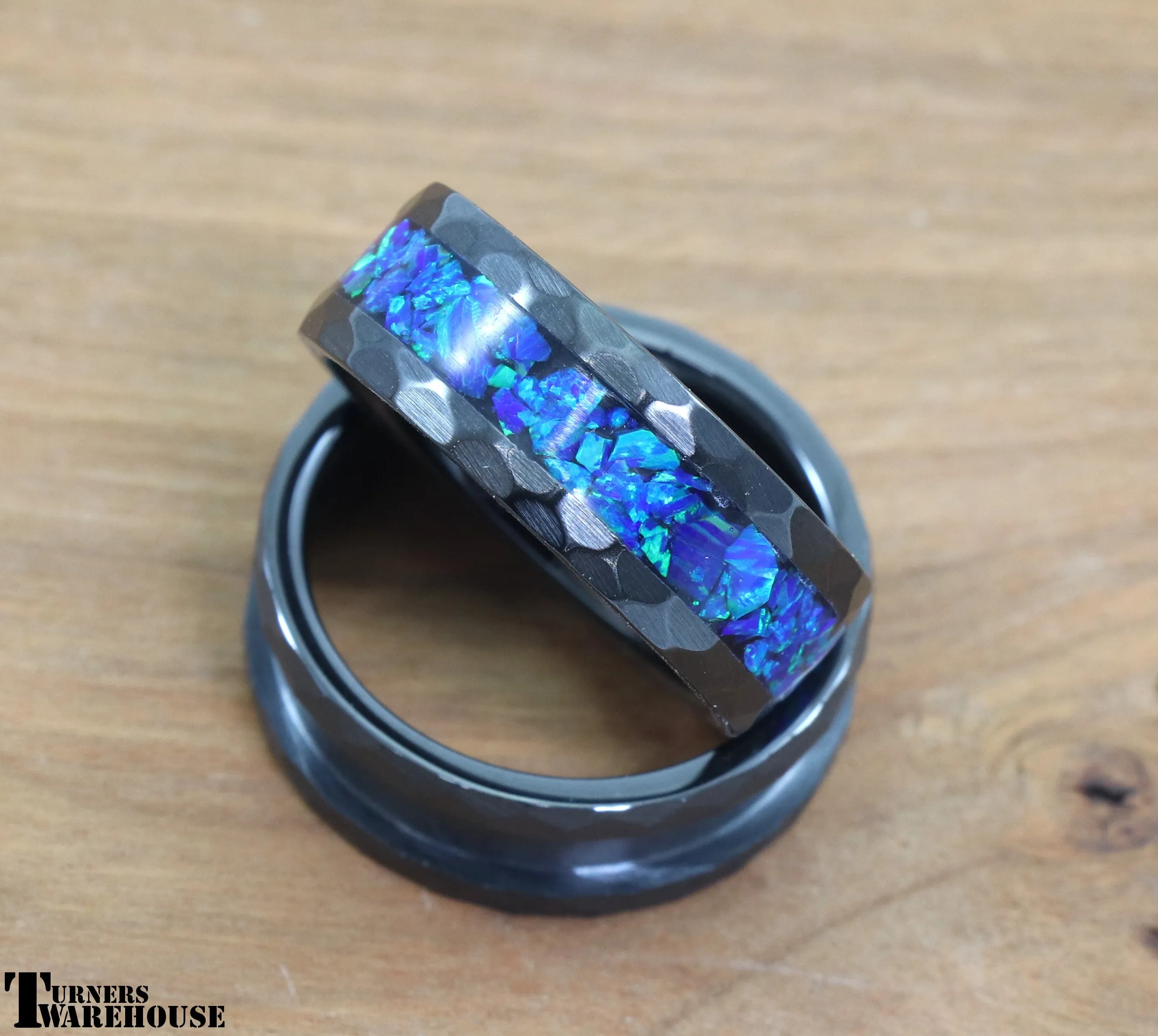 Hammered Inlay Ring Core