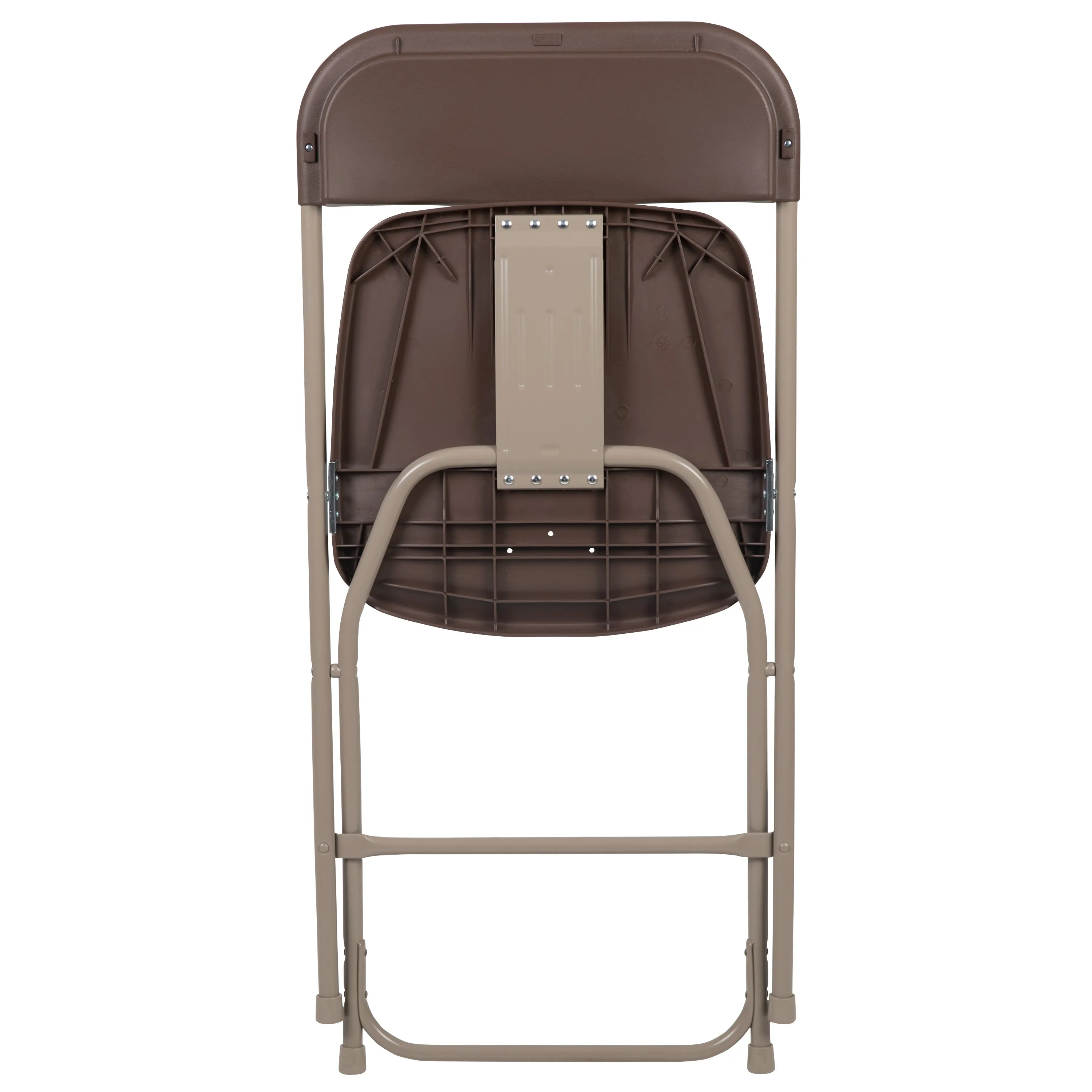 Hercules Series Plastic Folding Chair - 650LB Weight Capacity