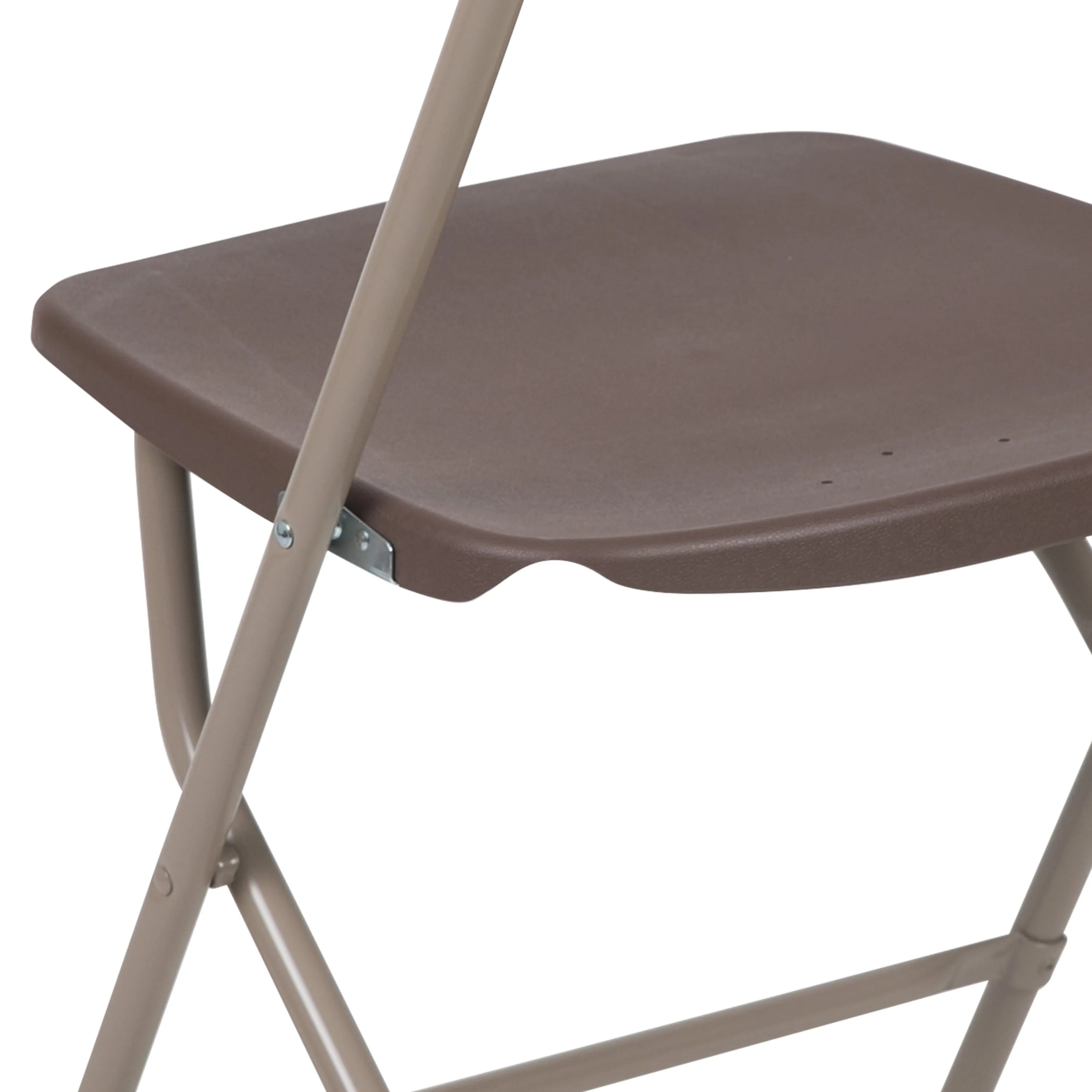 Hercules Series Plastic Folding Chair - 650LB Weight Capacity