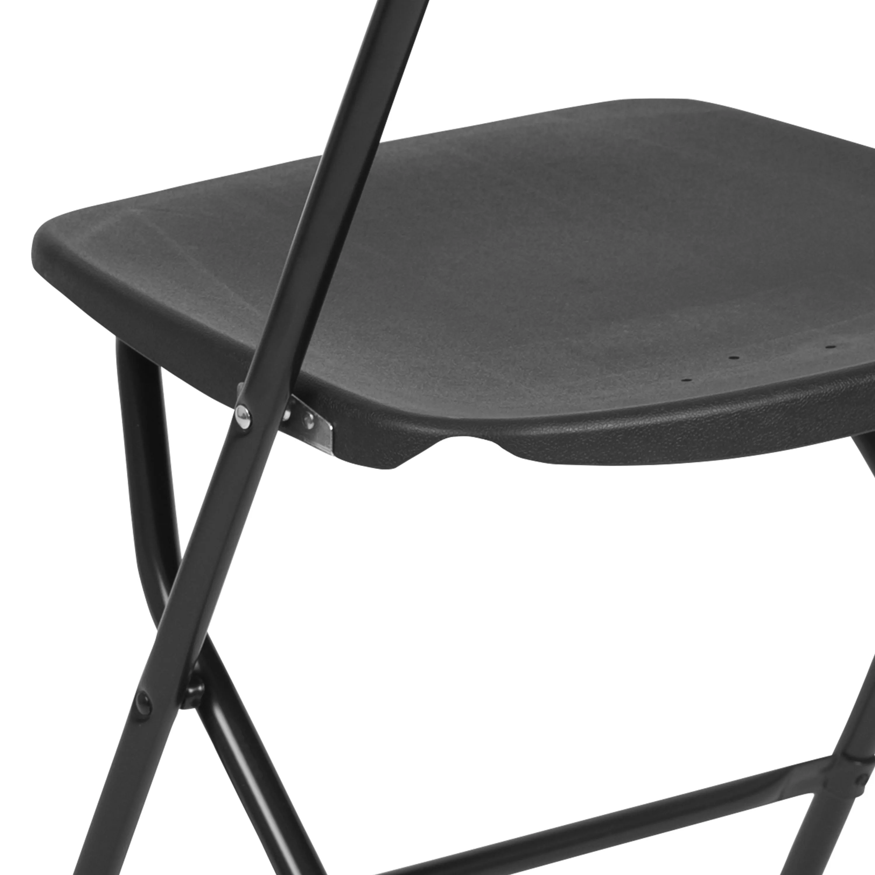 Hercules Series Plastic Folding Chair - 650LB Weight Capacity