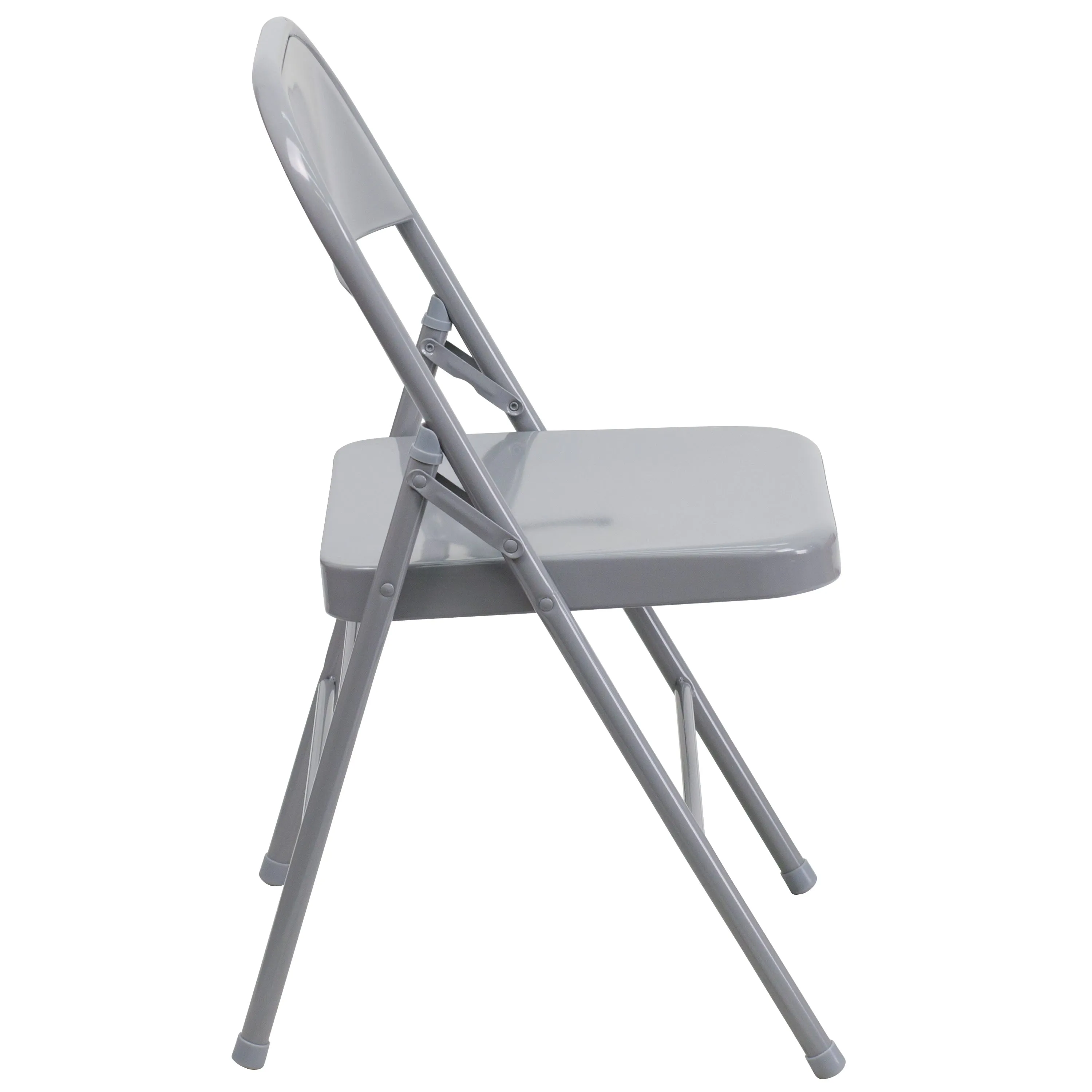 HERCULES Series Triple Braced & Double Hinged Metal Folding Chair