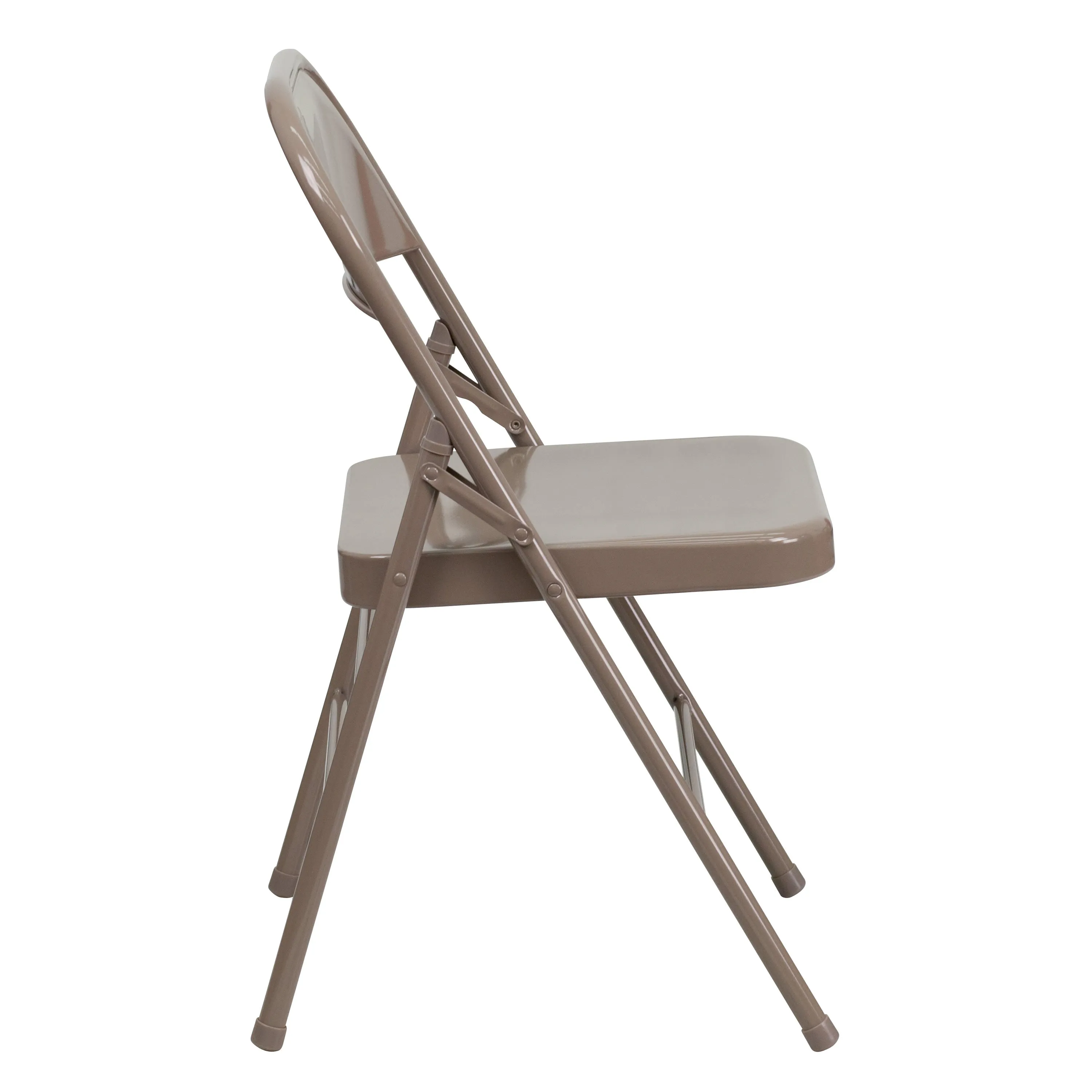 HERCULES Series Triple Braced & Double Hinged Metal Folding Chair