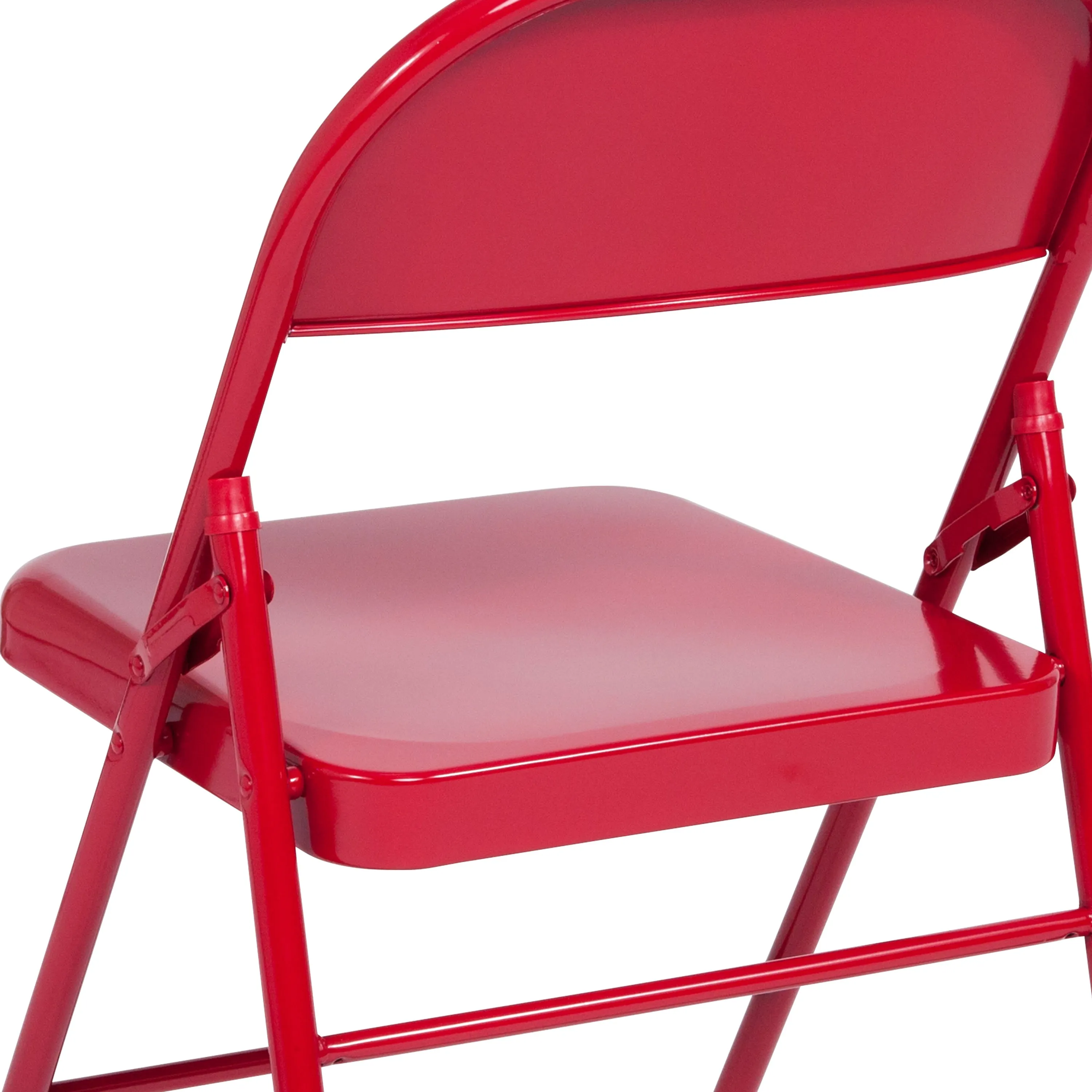 HERCULES Series Triple Braced & Double Hinged Metal Folding Chair