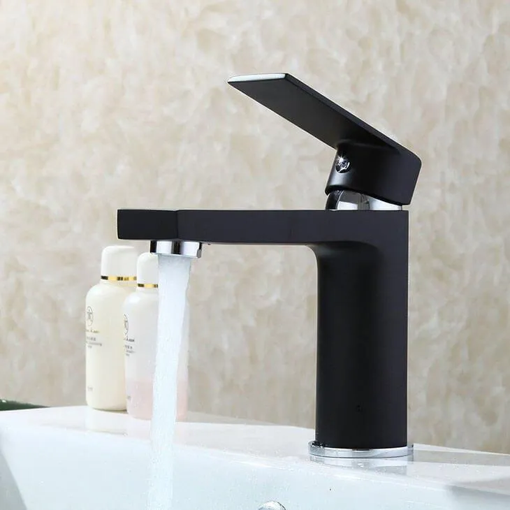 Homelody Black Bathroom Basin Mixer Faucet