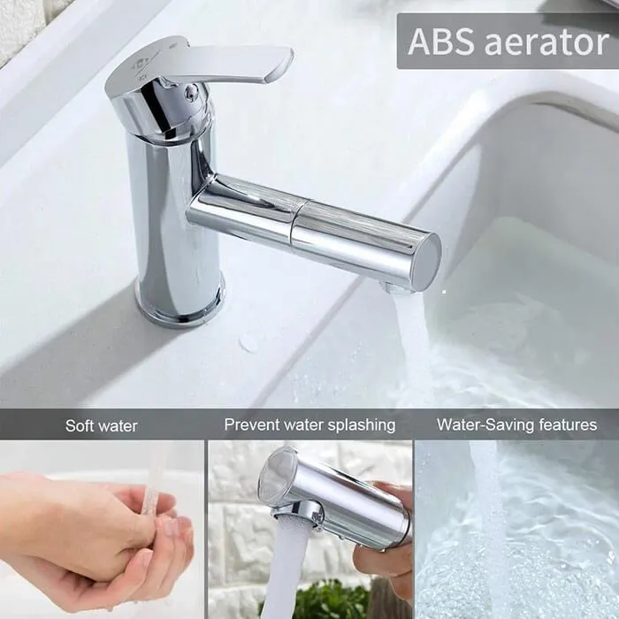 Homelody Brass Chrome-plated single handle Removable Lavatory Washbasin Faucet for Bathroom