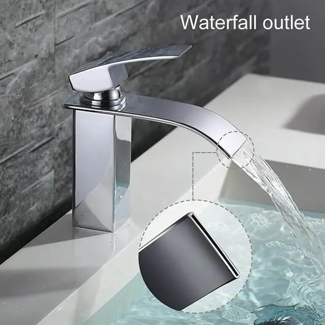 Homelody high end Single-lever waterfall Basin Faucet for Bathroom