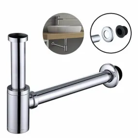 Homelody Stainless Steel Tube Siphon with Odor Trap