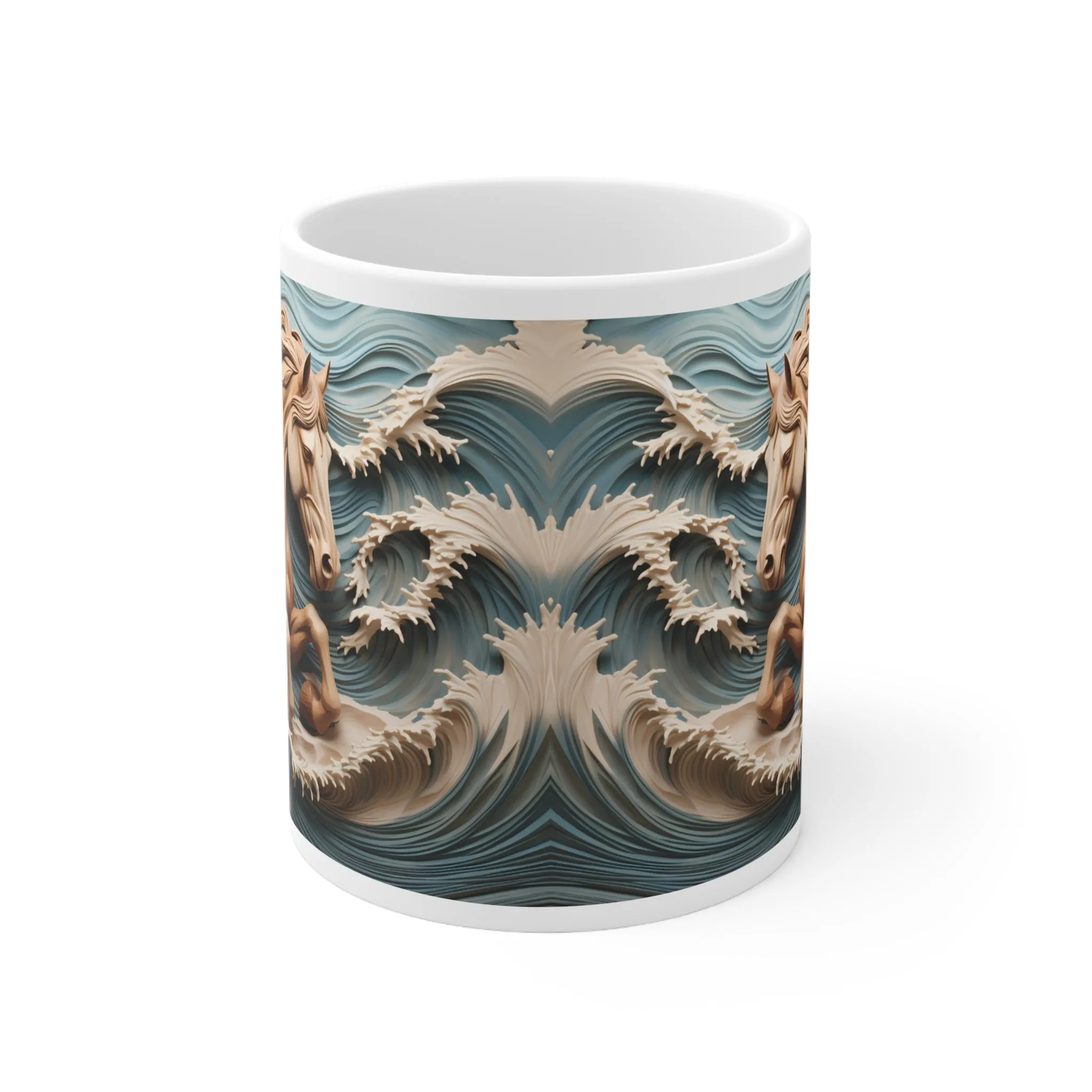 HORSE IN THE SEA 3D MUG - Mugscity - Free Shipping