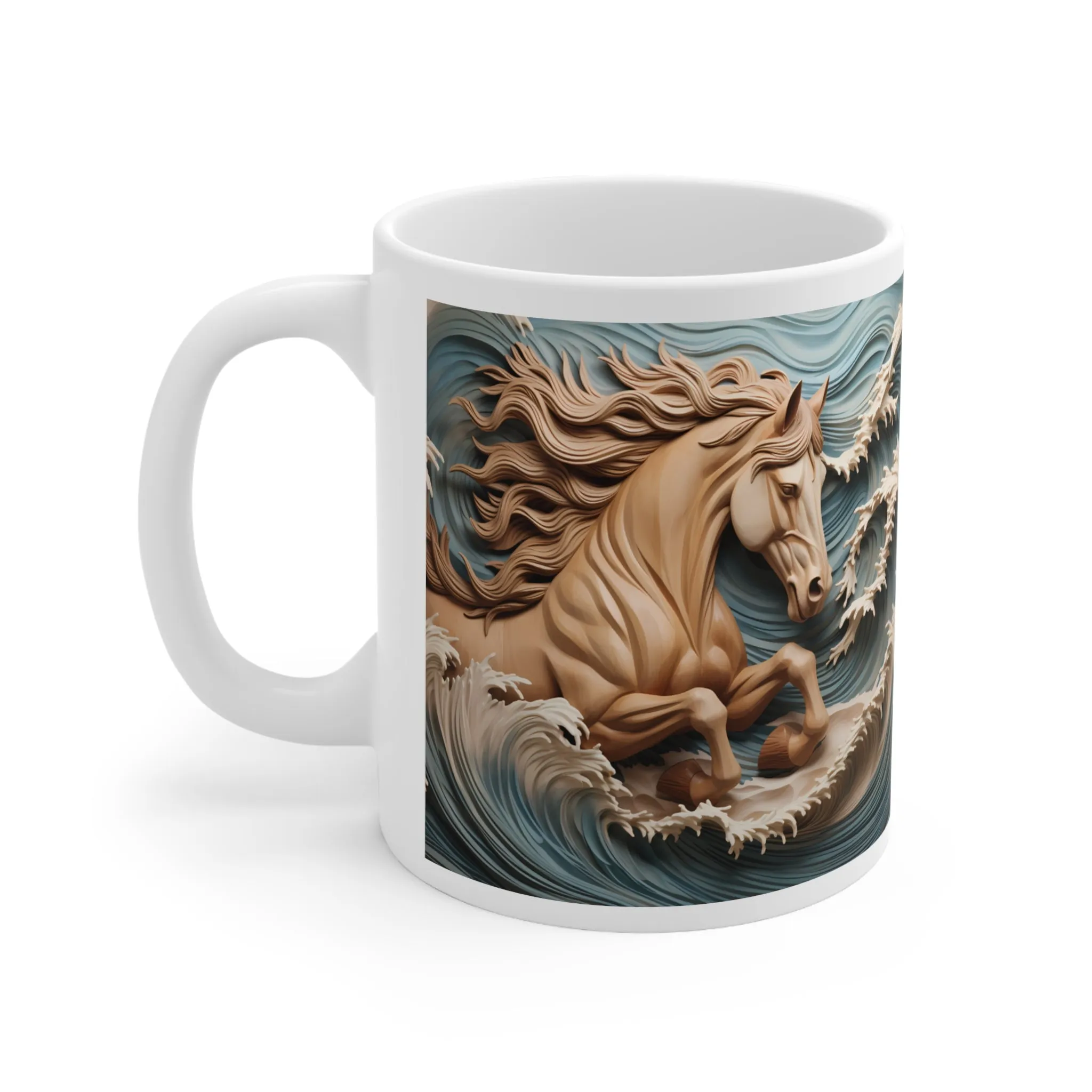 HORSE IN THE SEA 3D MUG - Mugscity - Free Shipping