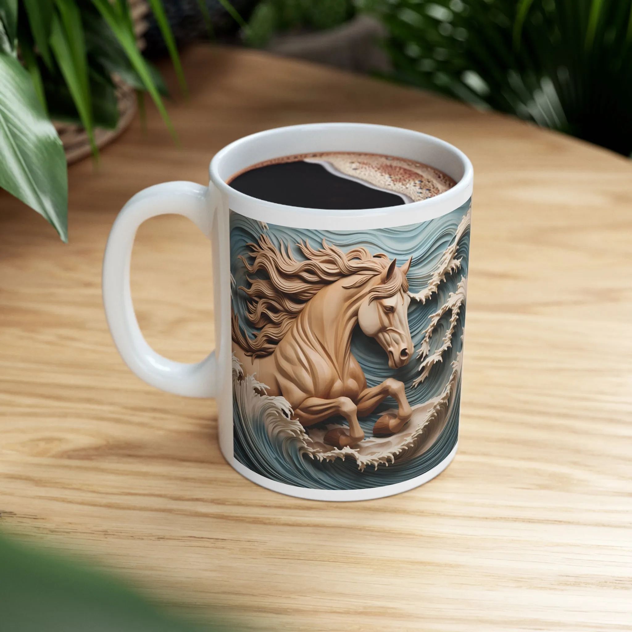 HORSE IN THE SEA 3D MUG - Mugscity - Free Shipping