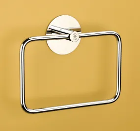 iSTAR Self Adhesive Square Towel Ring Stainless Steel Napkin Towel Hanger for Washbasin Anti Rust Strong Sticker Towel Holder for Bathroom Napkin Holder,Bathroom Accessories