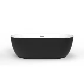 Jorimi-59-BLK Freestanding Bathtub