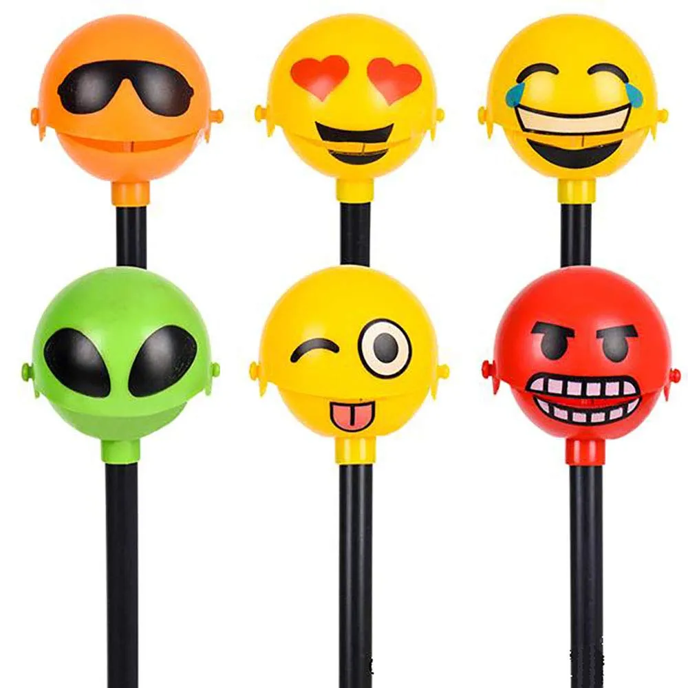 Kicko Emoticon Grabber Emoji Pick-up Tool- Pack of 12 Smiling Ideas, Fun Party Prize