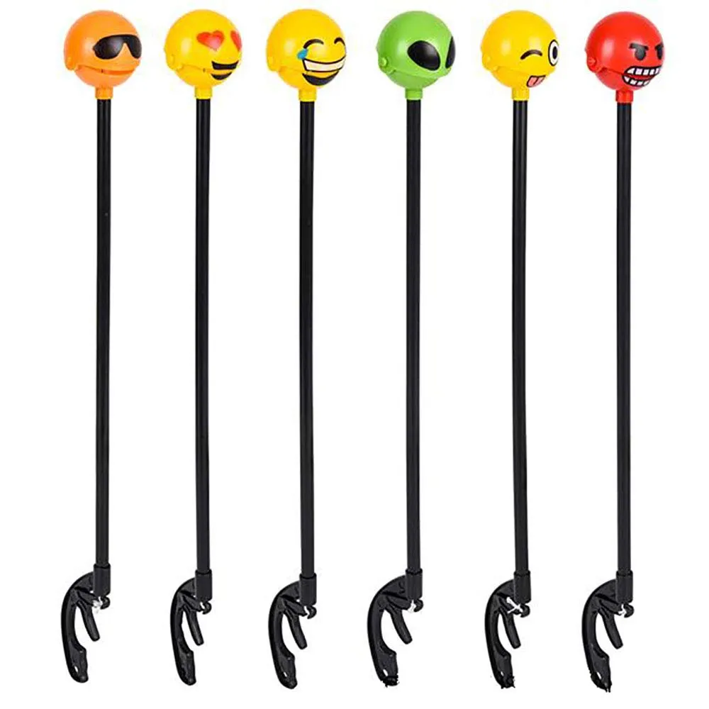 Kicko Emoticon Grabber Emoji Pick-up Tool- Pack of 12 Smiling Ideas, Fun Party Prize