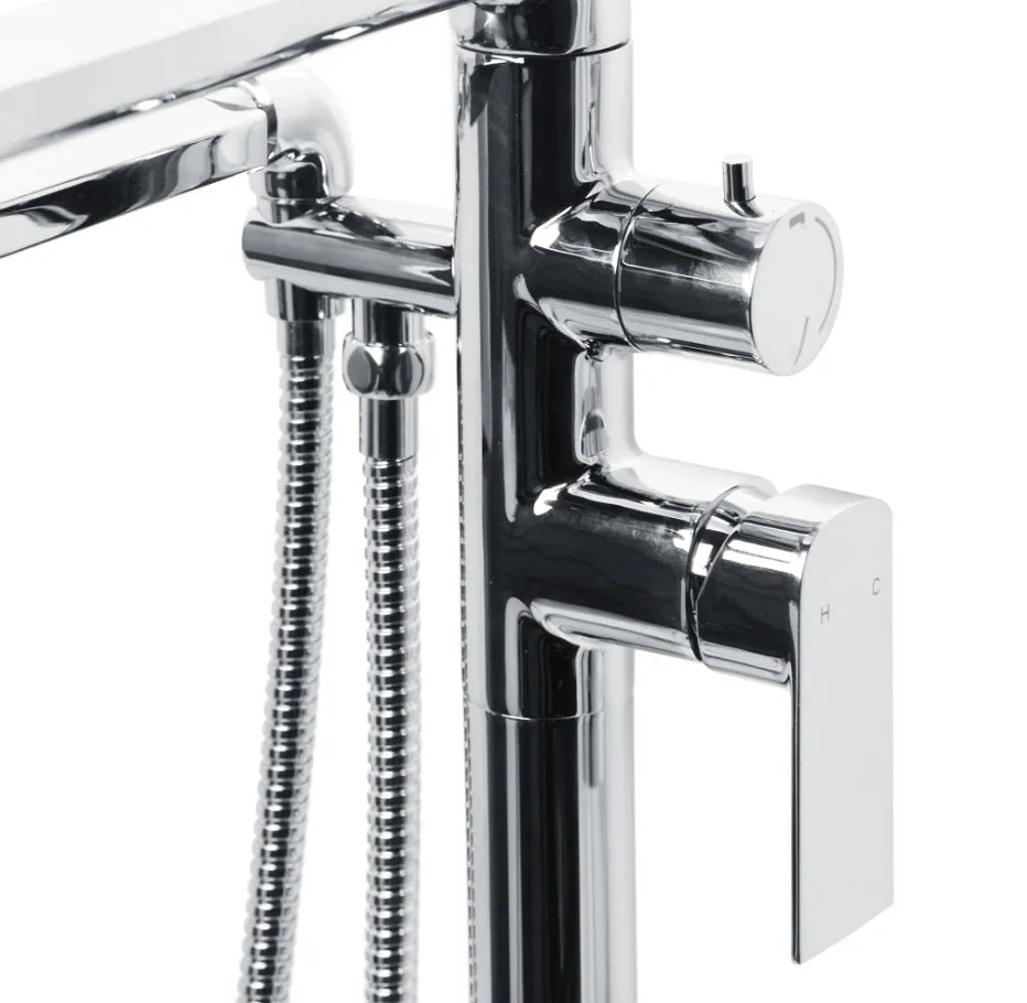 KODAEN-F711127, Chrome Free standing Bathtub Faucet