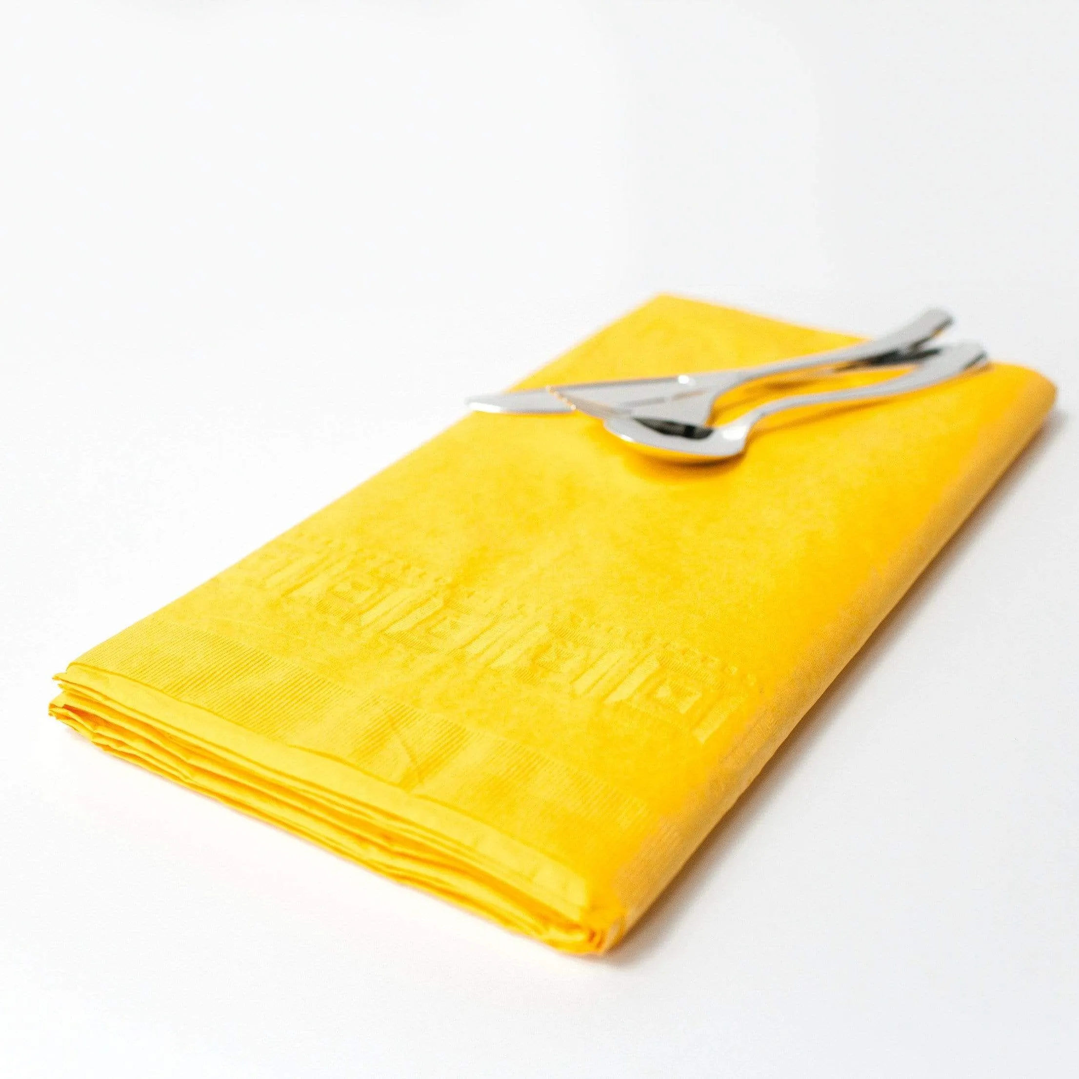 Large Sunshine Yellow Paper Tablecloth