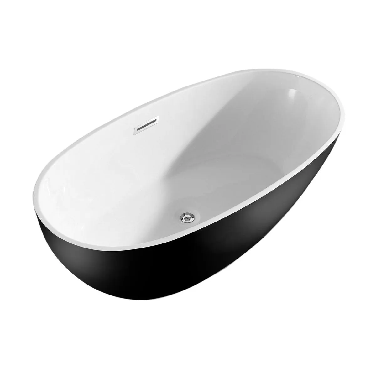 Layla Black-NF Freestanding Bathtub