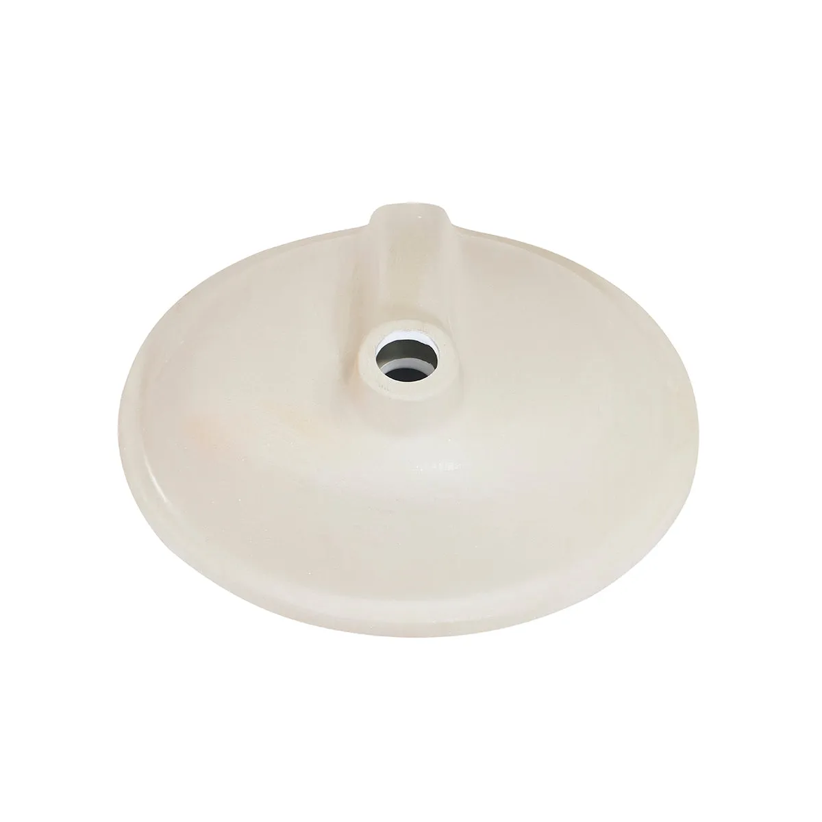 Lily 20" Oval White Finish Ceramic Undermount Vanity Sink