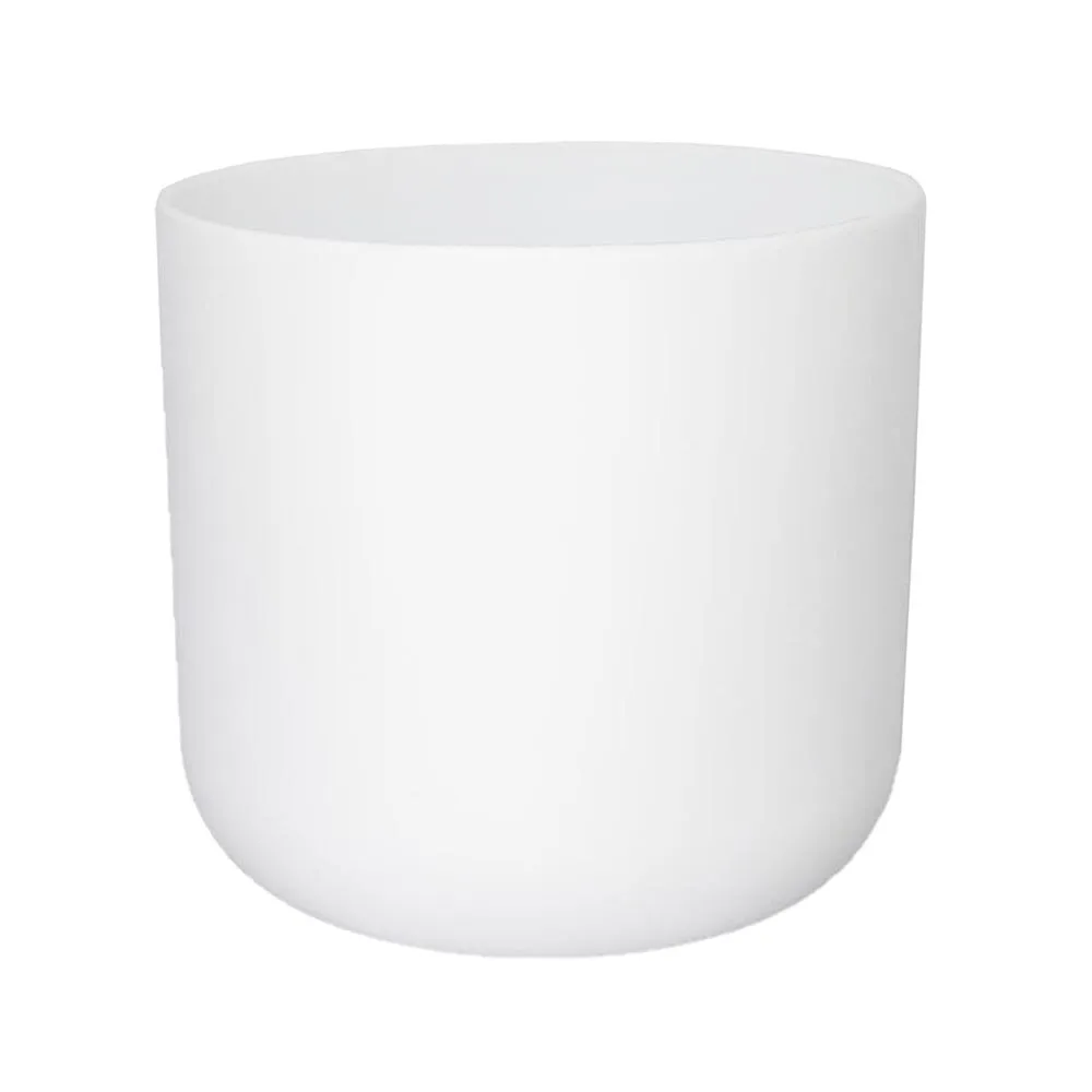 Lisbon White Ceramic 13.5cm Pot