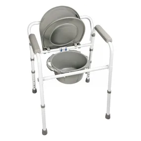 Lumex 3-in-1 Steel Folding Commode