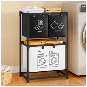 MODERN LUXOR FOLDING LAUNDRY BASKET