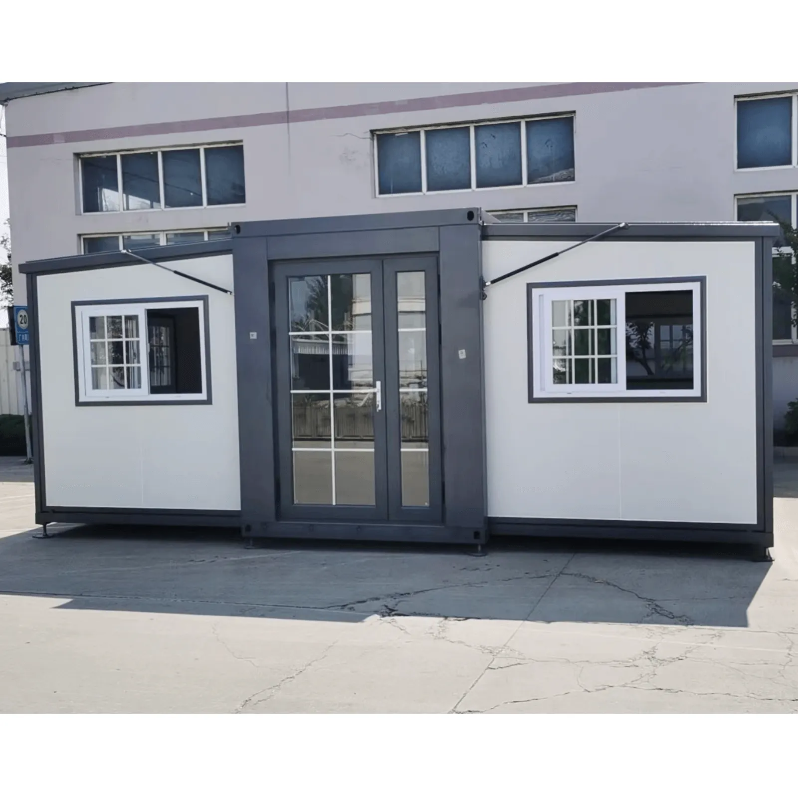 Modern Office Mobile Expandable Prefab House 13ft x 20ft PM000125