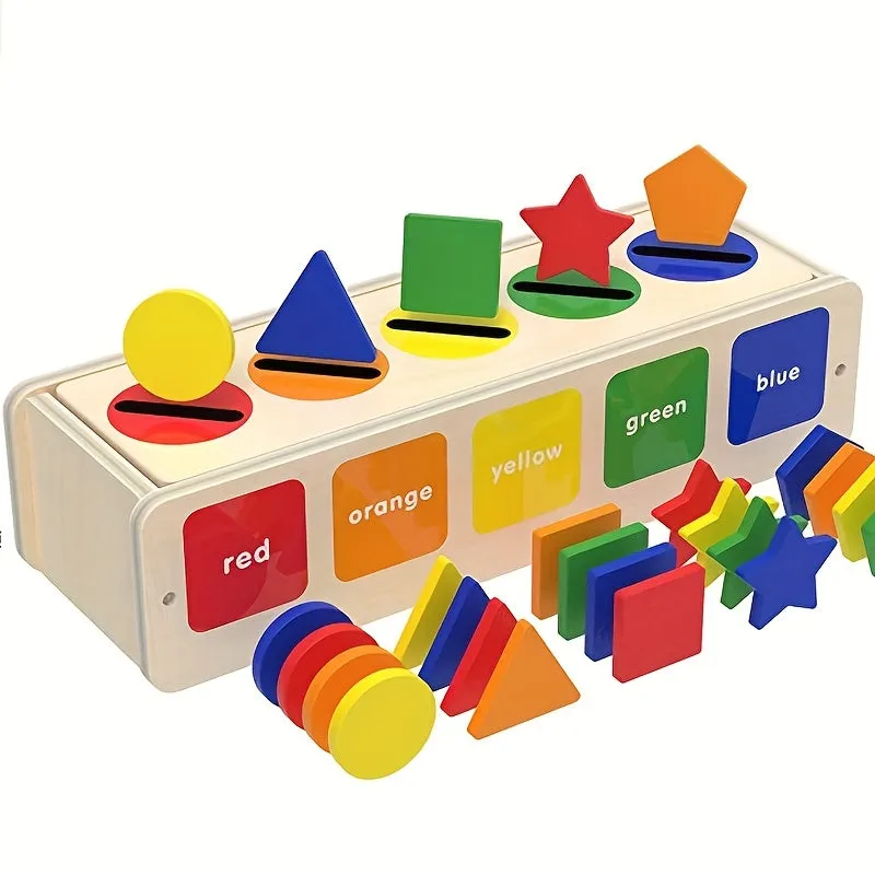 Montessori Educational Toys Shape Sorting Box  Building Blocks