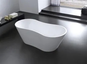 Onde- 66" Composite Acrylic Free Standing Bathtub