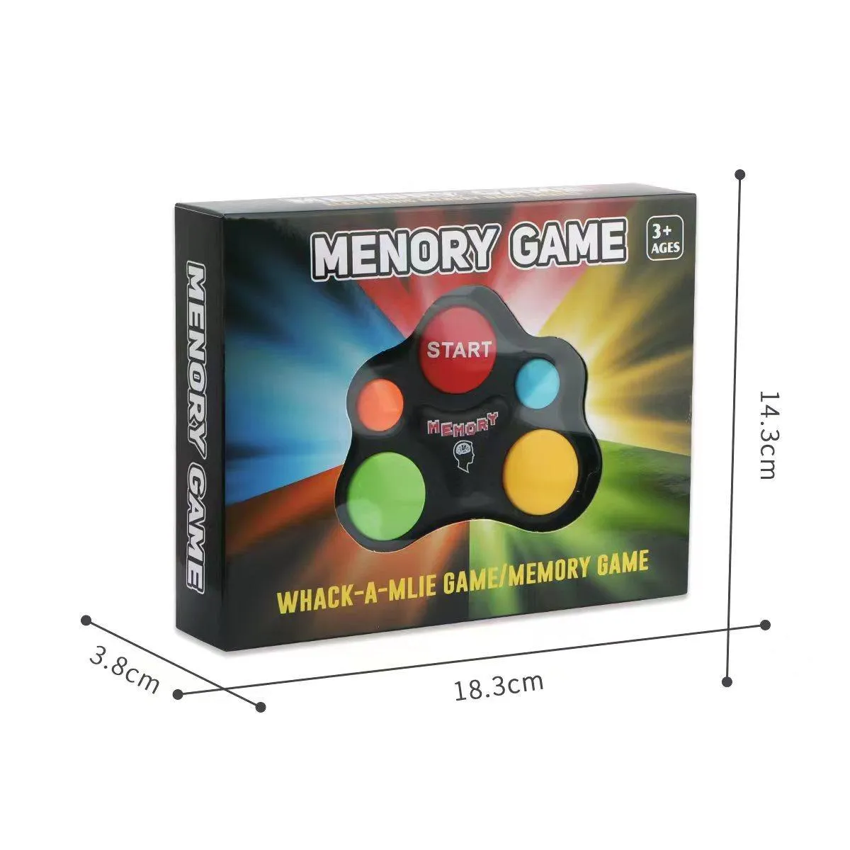 Pocket Rubik's Cube Memory Training Hand Brain Game Interactive Toys, TO0080