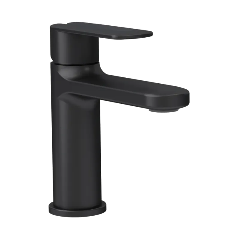 Rubi- , Myrto Single lever washbasin faucet , Chrome/ Black