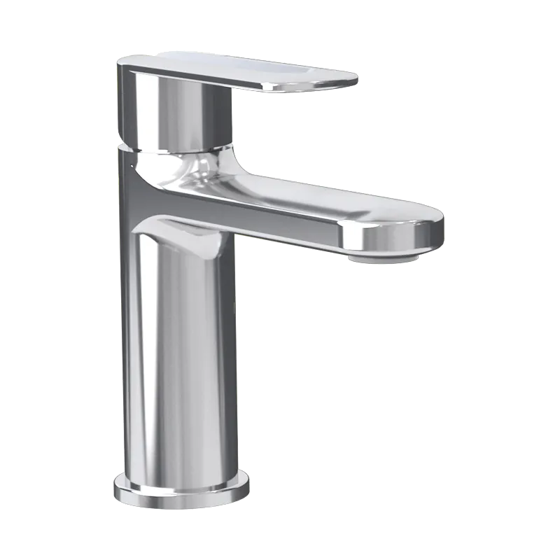 Rubi- , Myrto Single lever washbasin faucet , Chrome/ Black