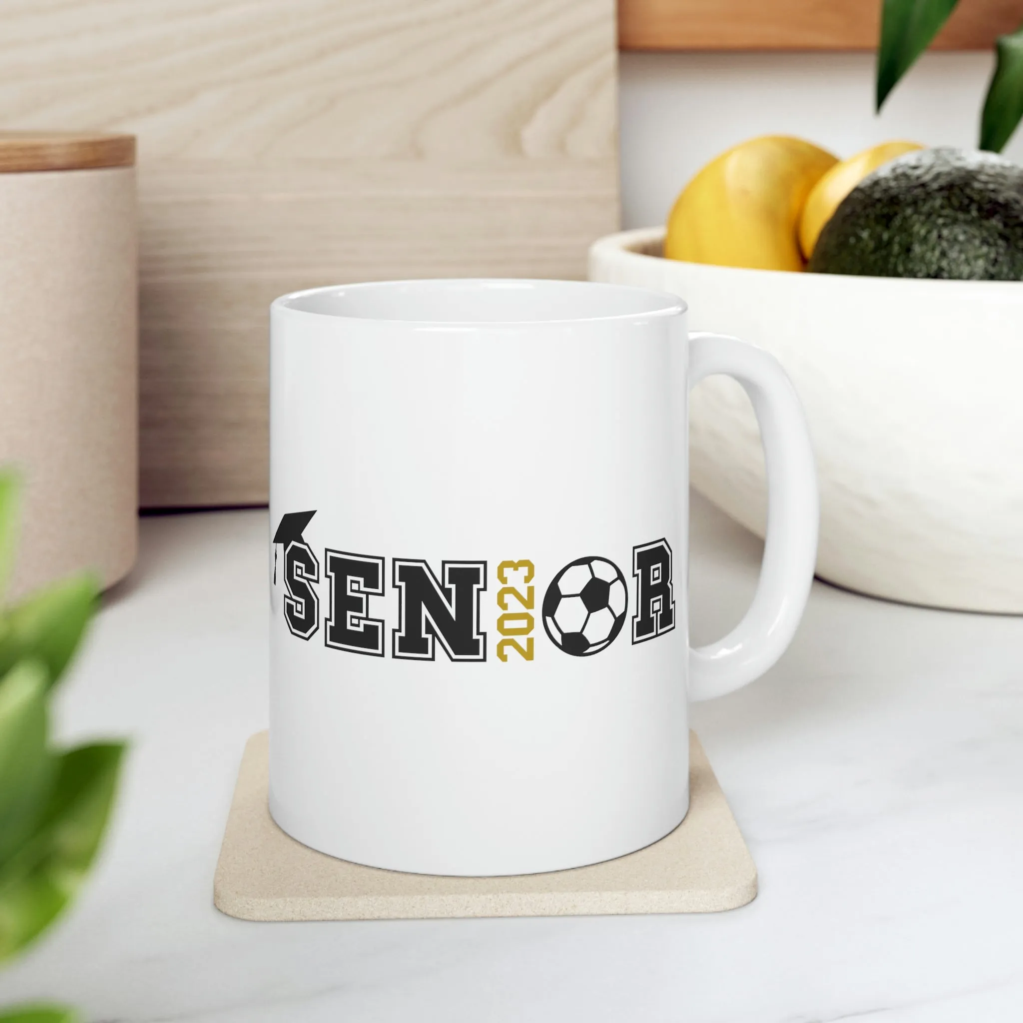 Senior Soccer -Ceramic Mug 11oz