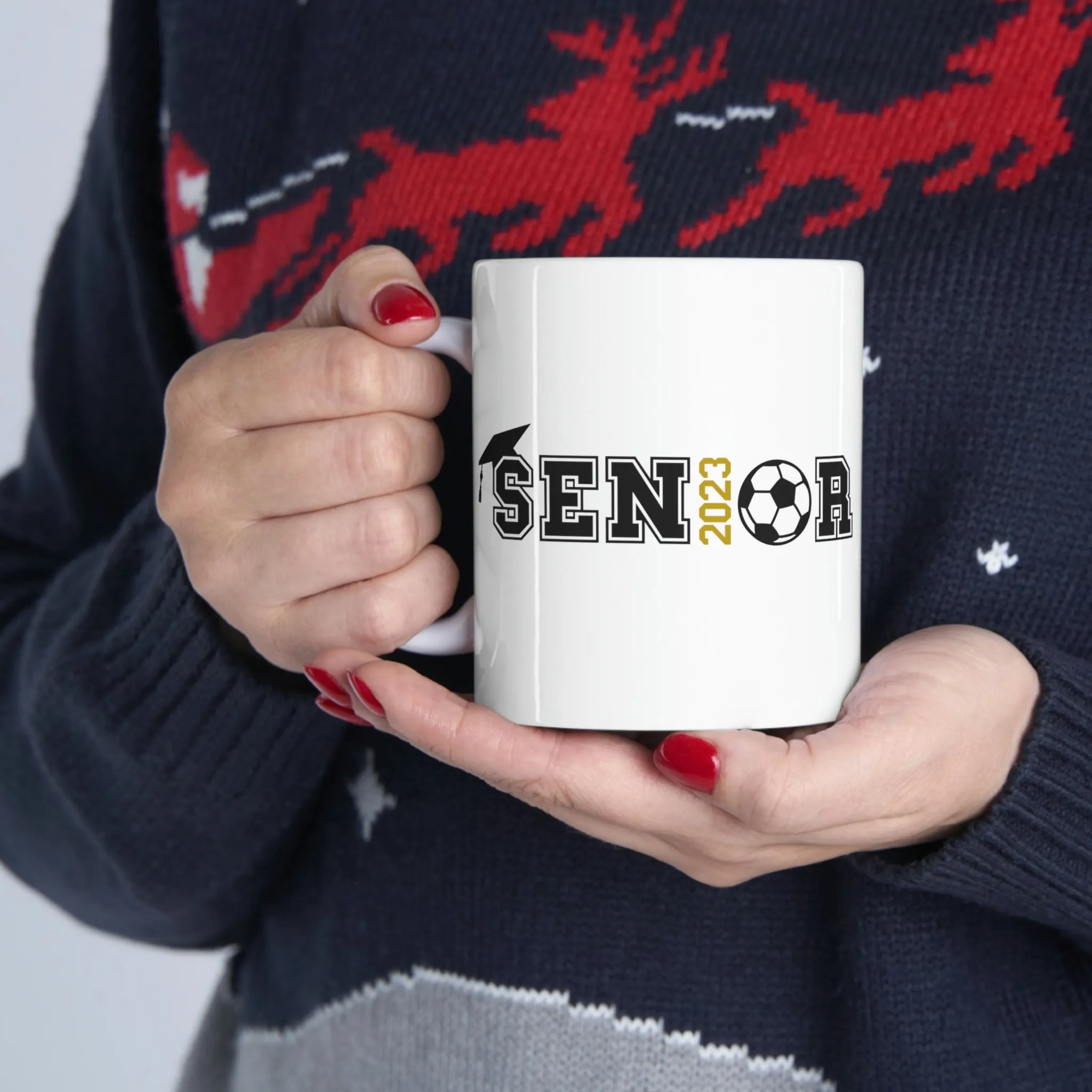 Senior Soccer -Ceramic Mug 11oz