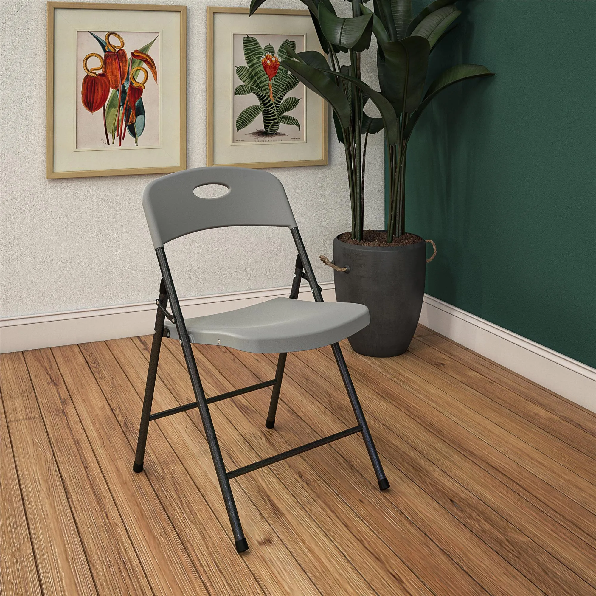 Solid Resin Plastic Folding Chair