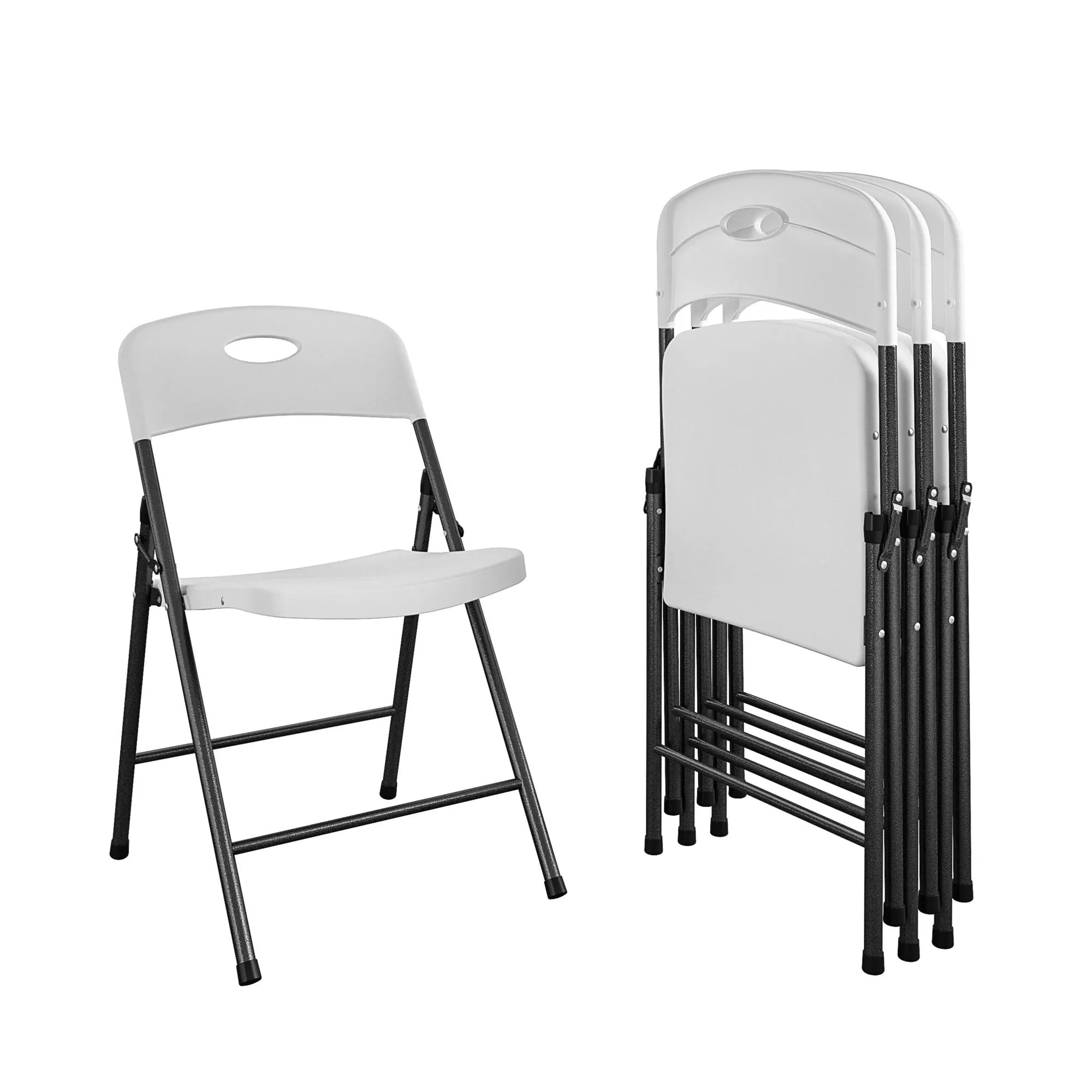 Solid Resin Plastic Folding Chair