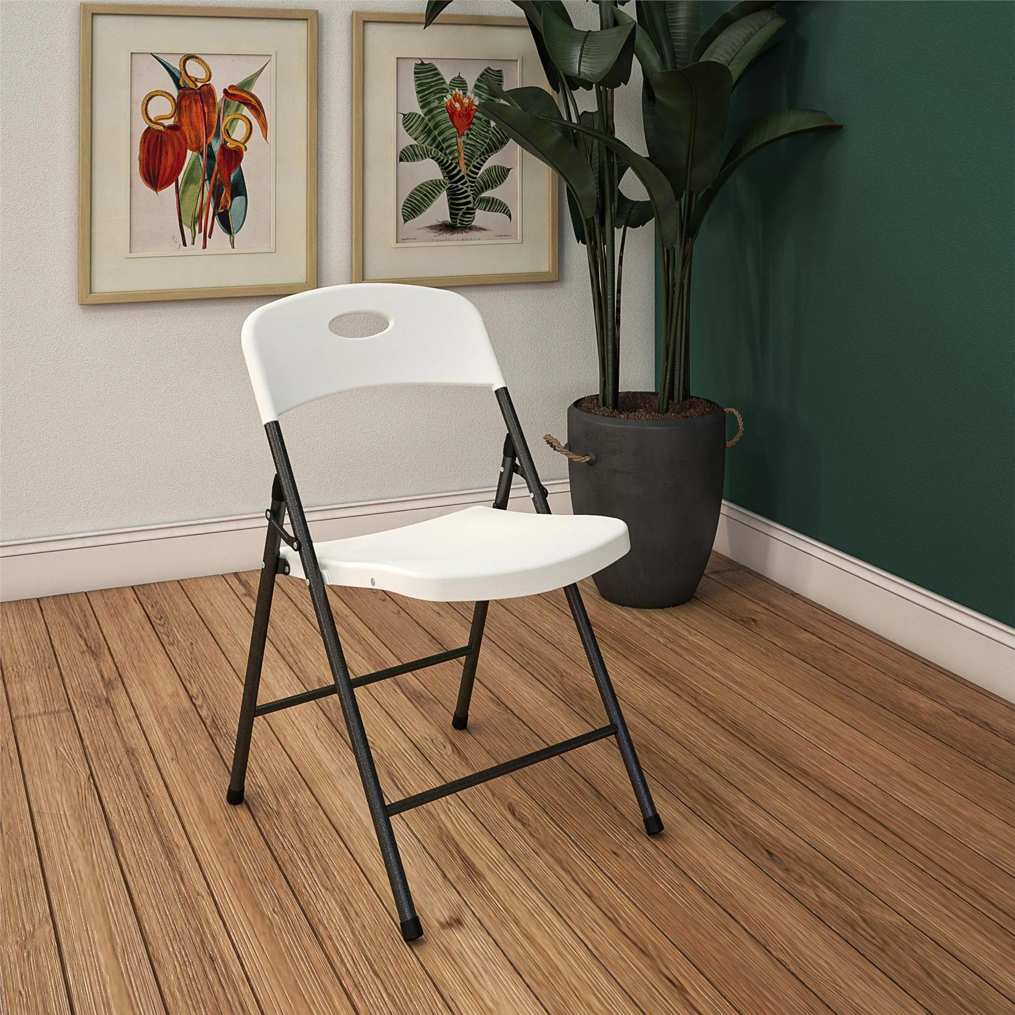 Solid Resin Plastic Folding Chair