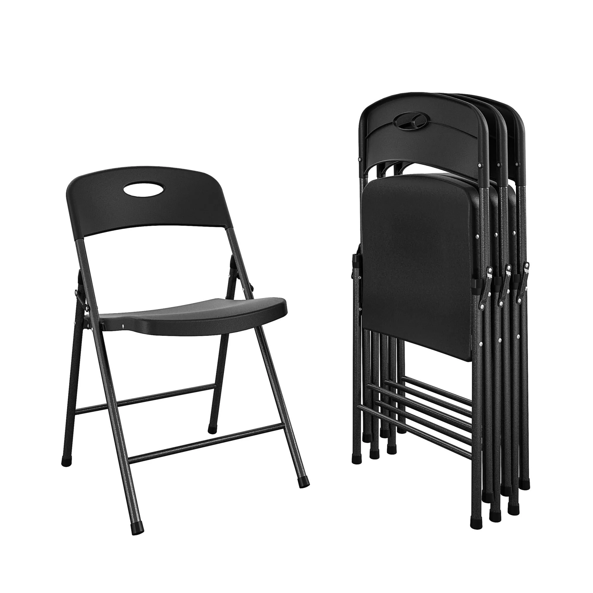 Solid Resin Plastic Folding Chair