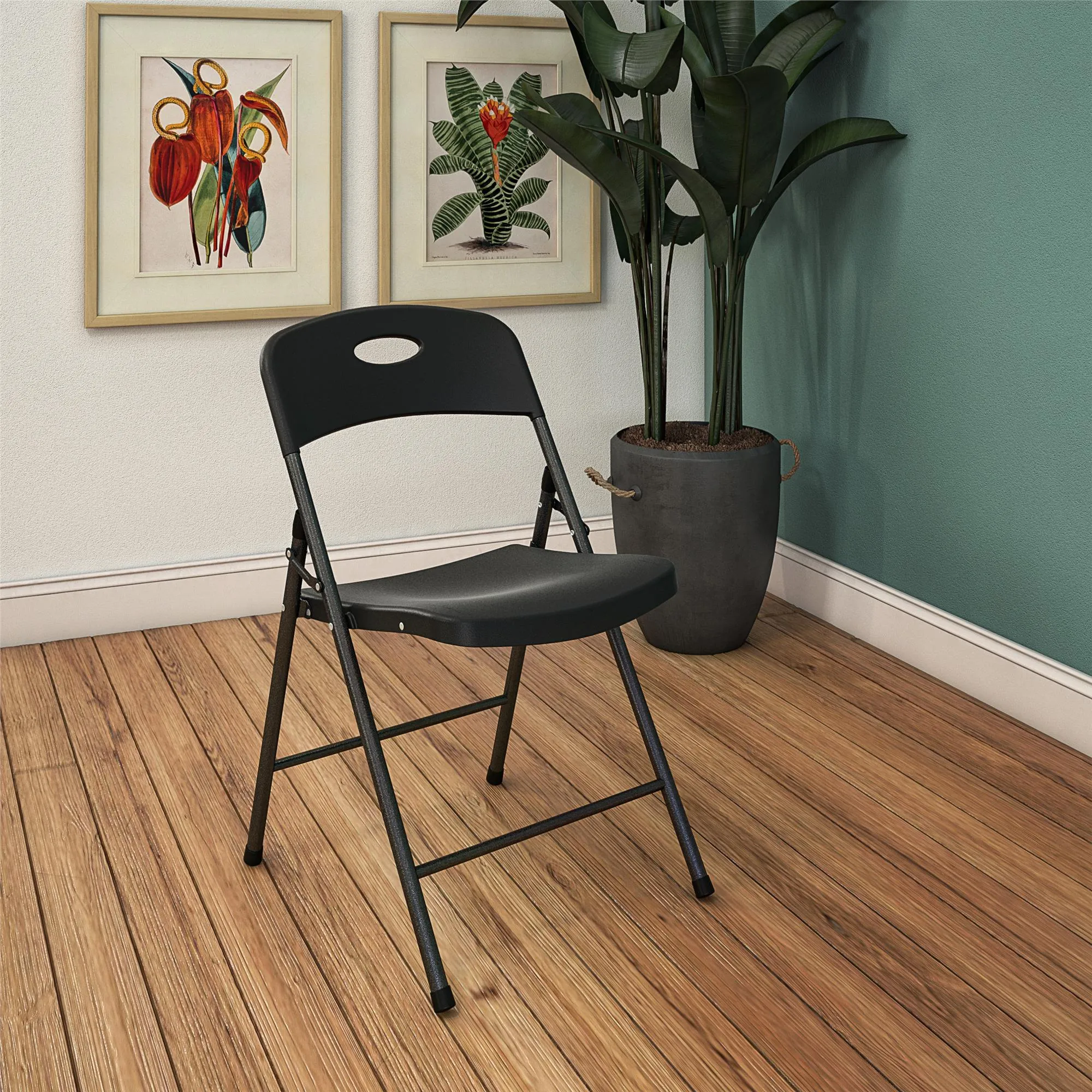 Solid Resin Plastic Folding Chair