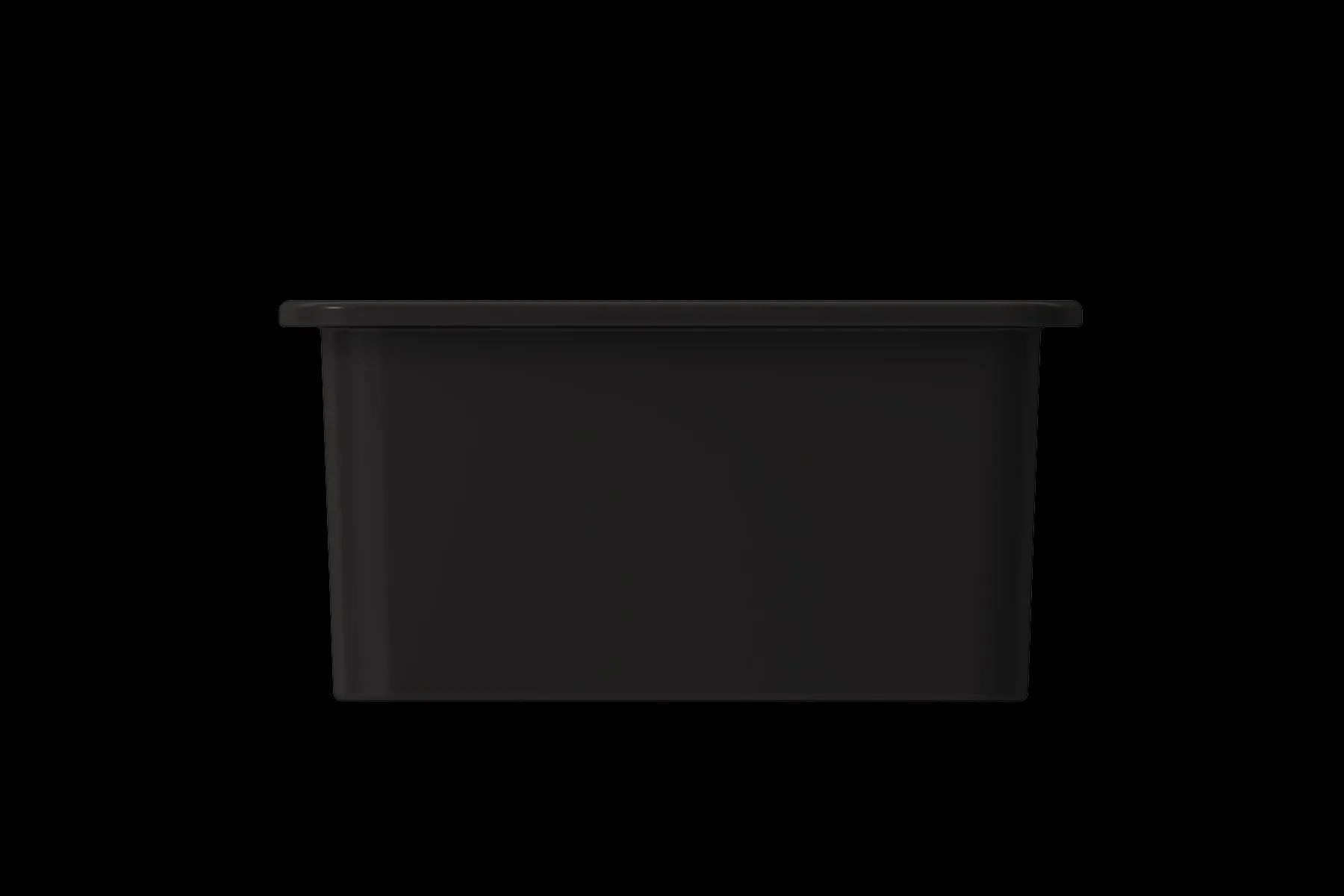 Sotto 18" x 18" x 8" Single-Basin Undermount Kitchen Sink in Matte Black