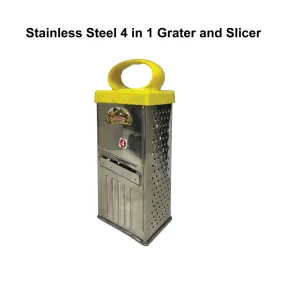 Stainless Steel 4 in 1 Grater and Slicer