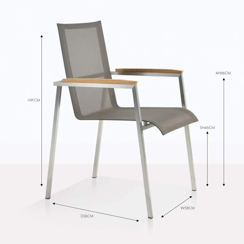 Summer Stackable Dining Armchair