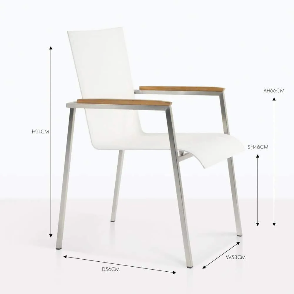 Summer Stackable Dining Armchair