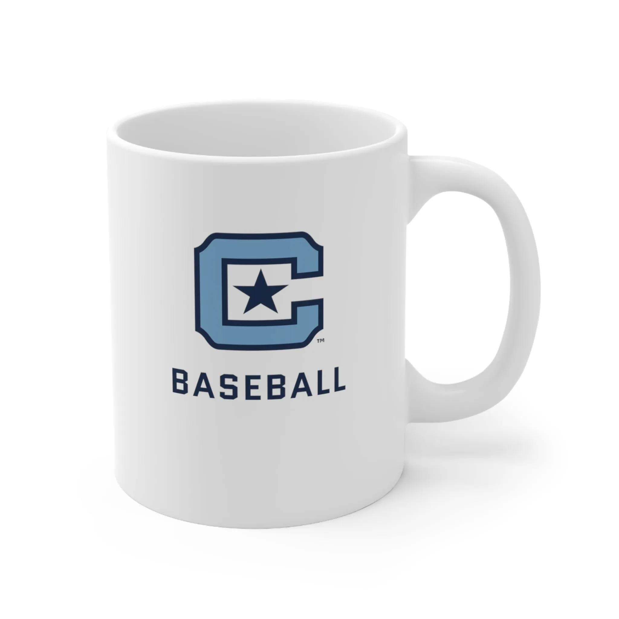 The Citadel Block C Logo, Sports Baseball, Ceramic Coffee Mug 11oz