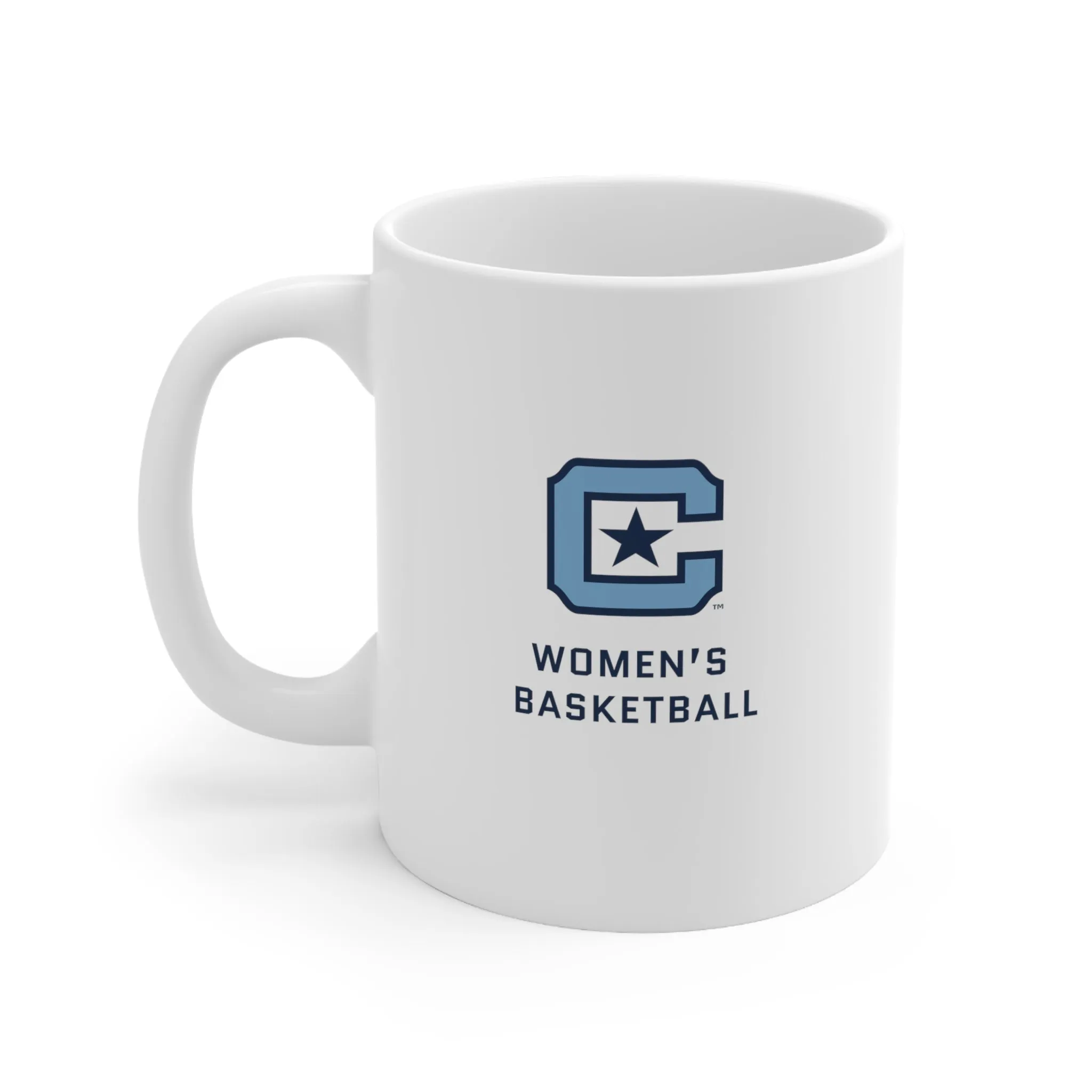 The Citadel Block C Logo, Sports Women's Basketball, Ceramic Coffee Mug 11oz