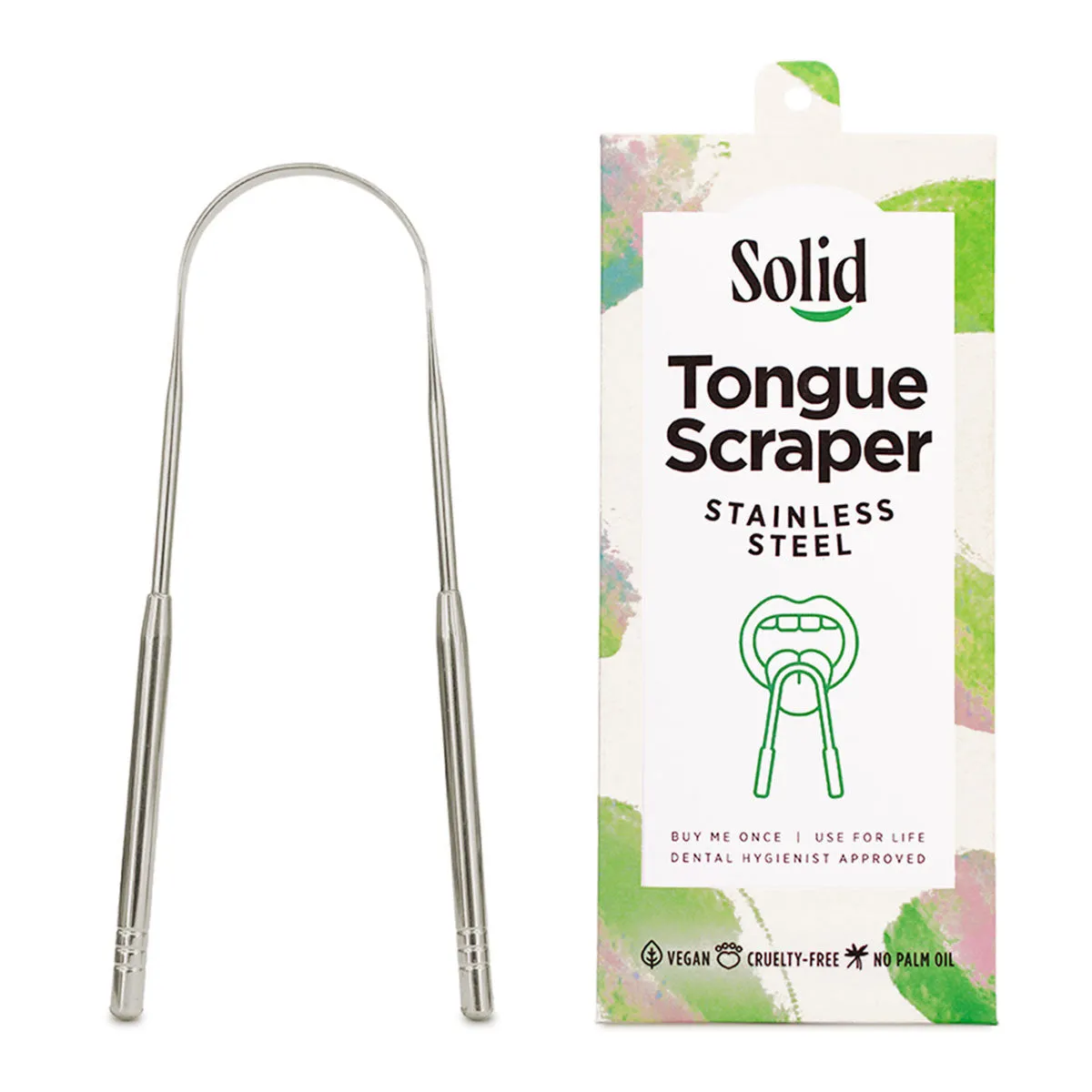 Tongue Scraper - Stainless Steel