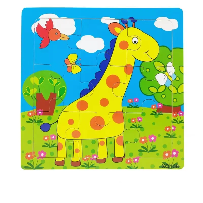 Wooden Children's Animal Jigsaw Puzzles